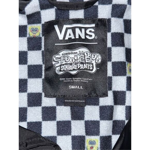 Vans X SpongeBob Imagination OFF THE WALL Torrey Sportswear Jacket Size SMALL - Picture 6 of 10